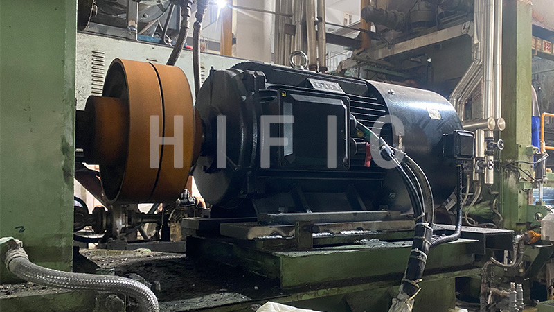 海菲克110kW永磁电机，压延车间的隐形生产力